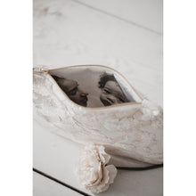 Load image into Gallery viewer, Nude floral lace photo purse
