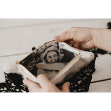 Load image into Gallery viewer, Black lace photo purse
